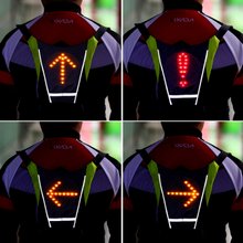 Carregar imagem no visualizador da galeria, COLETE LED REFLEXIVO PARA CICLISTAS