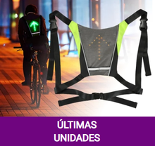 Carregar imagem no visualizador da galeria, COLETE LED REFLEXIVO PARA CICLISTAS