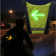 Carregar imagem no visualizador da galeria, COLETE LED REFLEXIVO PARA CICLISTAS
